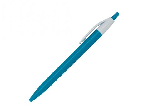 Ручка шариковая, Simple, пластик, бирюзовый/белый артикул 501010-B/TR