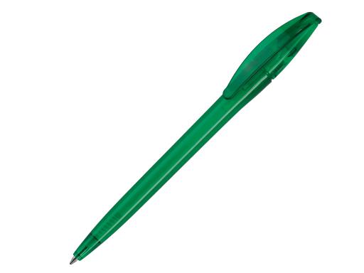Ручка шариковая, пластик, зеленый, прозрачный SLIM артикул SLT-1040