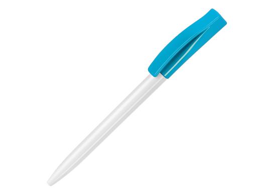 Ручка шариковая, пластик, белый/бирюзовый Smart артикул SM-99/23
