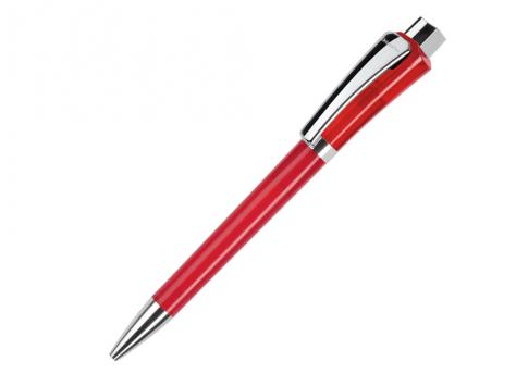 Ручка шариковая, пластик, красный, прозрачный Optimus артикул OPMT-1030