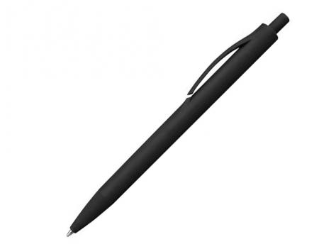 Ручка шариковая, пластик, софт тач, черный артикул 201056-AR/BK