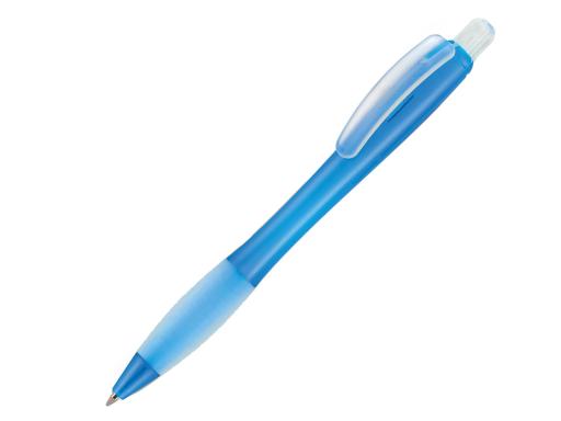 Ручка шариковая, пластик, голубой, прозрачный Aston артикул AT-1021/1099
