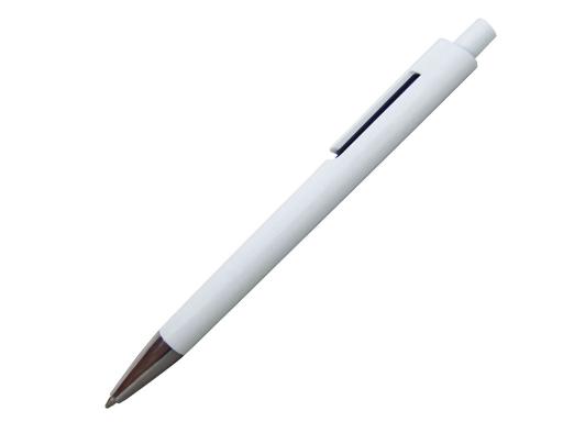 Ручка шариковая, пластик, белый/темно-синий артикул 201031-A/DBU