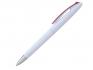 Ручка шариковая, пластик, белый/красный артикул PS06-3/RD