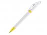 Ручка шариковая, пластик, белый/желтый Cobra артикул C-99/1080