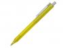 Ручка шариковая, пластик, прозрачный, желтый/белый артикул PS46-1/YE