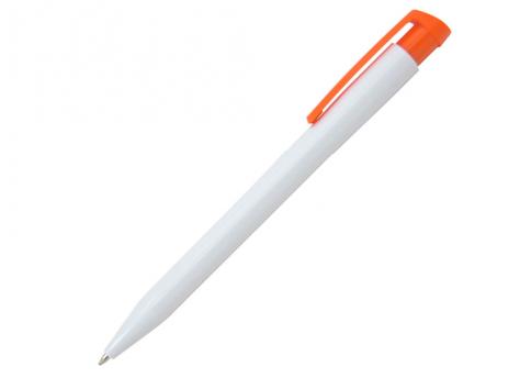 Ручка шариковая, пластик, белый/оранжевый артикул DGR505WT/OR