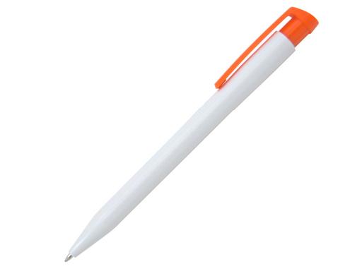 Ручка шариковая, пластик, белый/оранжевый артикул DGR505WT/OR