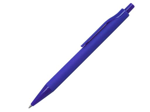 Ручка шариковая, пластик, софт тач, синий, Monaco артикул PS55-BR/BU-286