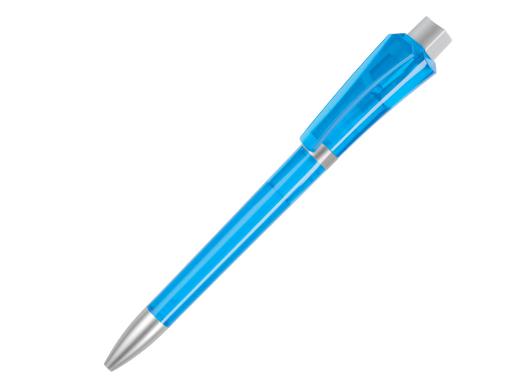 Ручка шариковая, пластик, голубой, прозрачный Optimus артикул OPTS-1021