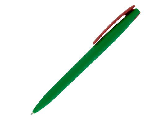 Ручка шариковая, пластик, софт тач, зеленый/красный, Z-PEN Color Mix артикул 201020-BR/GR-348-RD