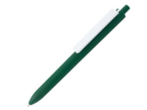 Ручка шариковая, пластик, зеленый/белый El Primero Color артикул El Primero Color-13/DGR