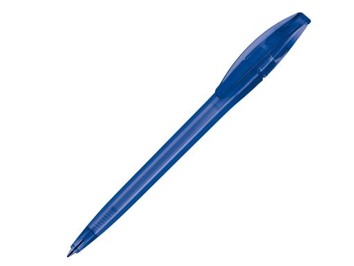 Ручка шариковая, пластик, синий, прозрачный SLIM артикул SLT-1020