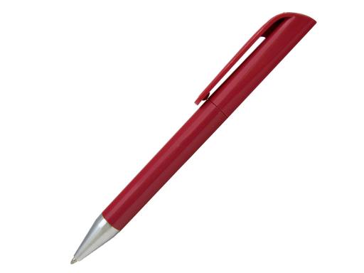 Ручка шариковая, пластик, красный/серебро артикул PS09-1/RD