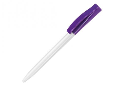 Ручка шариковая, пластик, белый/фиолетовый Smart артикул SM-99/35