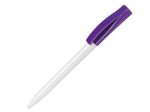 Ручка шариковая, пластик, белый/фиолетовый Smart артикул SM-99/35