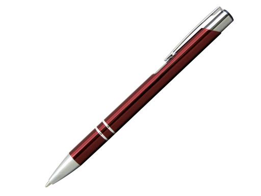 Ручка шариковая, COSMO, металл, бордовый/серебро артикул SJ/DRD