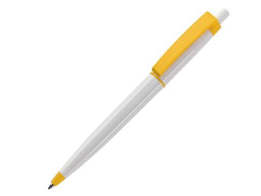 Ручка шариковая, пластик, белый/желтый Primo артикул P-99/80