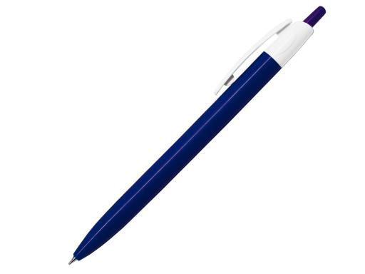 Ручка шариковая, пластик, синий/белый, Barron артикул 301040-B/BU