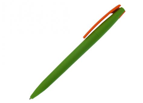 Ручка шариковая, пластик, софт тач, зеленый/оранжевый, Z-PEN Color Mix артикул 201020-BR/GR-369-OR