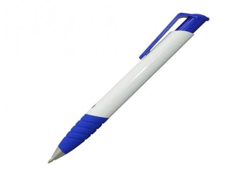 Ручка шариковая, пластик, белый/синий артикул 9868/BU
