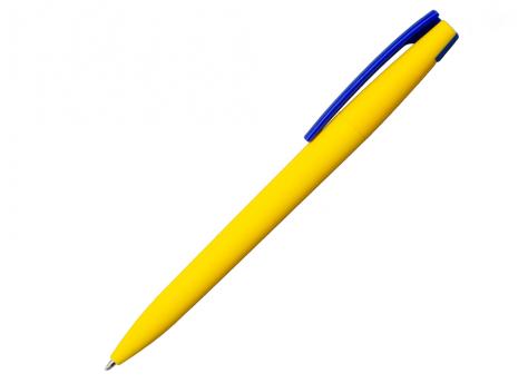 Ручка шариковая, пластик, софт тач, желтый/синий, Z-PEN Color Mix артикул 201020-BR/YE-BU-286