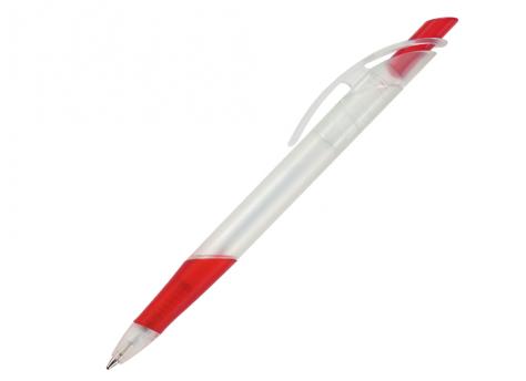 Ручка шариковая, пластик, красный, прозрачный Lotus артикул LOT-1099/1030