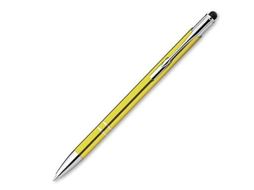 Ручка шариковая, металл, желтый Oleg Slim артикул 12574-80