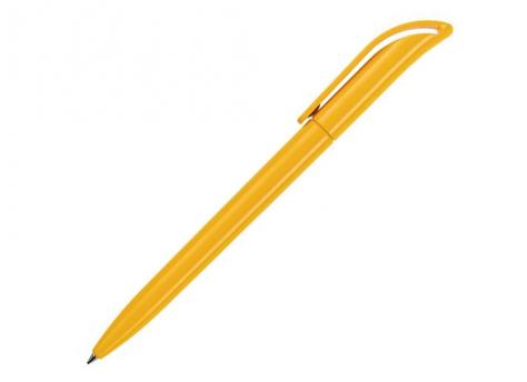 Ручка шариковая, пластик, желтый, COCO артикул CO-80
