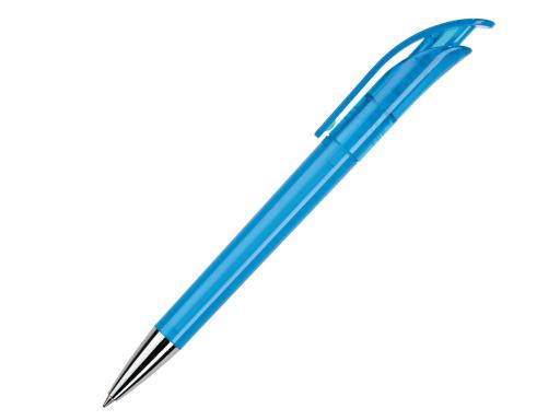 Ручка шариковая, пластик, голубой, прозрачный Focus артикул FTCH-1021