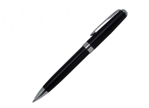 Ручка шариковая, металл, матовый, черный/серебро артикул BP-388/BK-matt