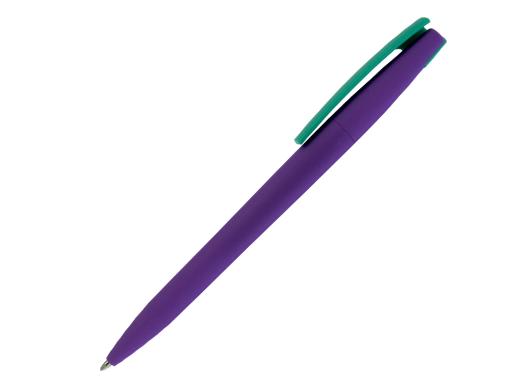 Ручка шариковая, пластик, софт тач, фиолетовый/зеленый, Z-PEN Color Mix артикул 201020-BR/VL-GR