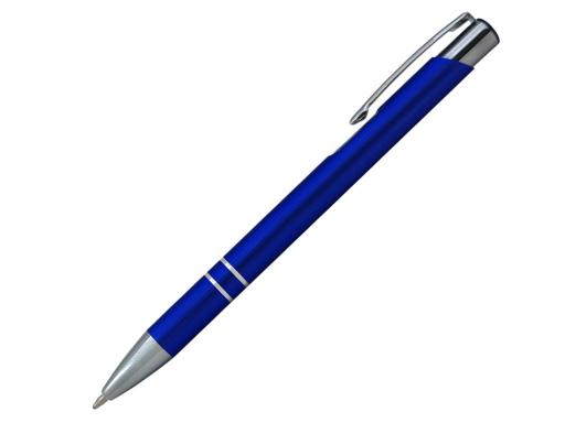 Ручка шариковая, COSMO, металл, синий/серебро артикул SJ-BRS/RBU