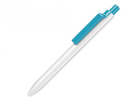 Ручка шариковая, пластик, белый/бирюзовый Eris артикул ER-99/23