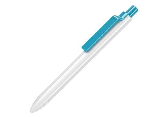 Ручка шариковая, пластик, белый/бирюзовый Eris артикул ER-99/23