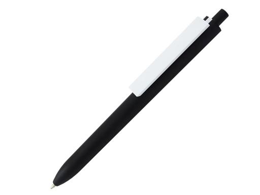 Ручка шариковая, пластик, черный/белый El Primero Color артикул El Primero Color-03/BK
