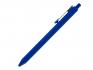 Ручка шариковая, пластик, софт тач, синий/серебро, INFINITY артикул AH518-R/BU-286