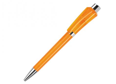 Ручка шариковая, пластик, оранжевый, прозрачный Optimus артикул OPT-1060