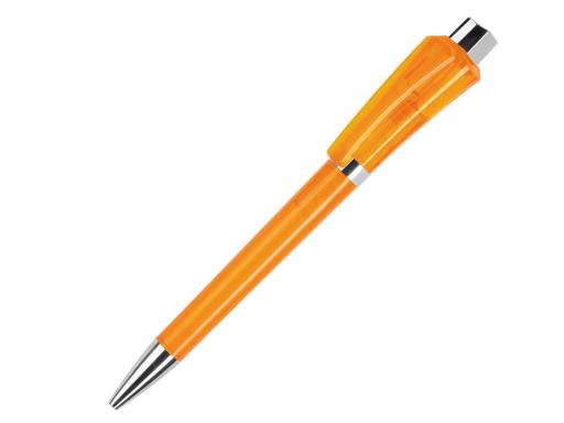 Ручка шариковая, пластик, оранжевый, прозрачный Optimus артикул OPT-1060