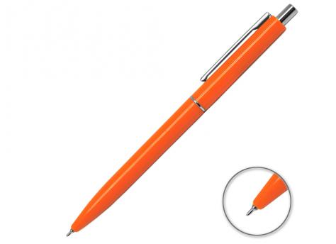 Ручка шариковая, пластик, оранжевый/серебро, Best Point артикул 1000-B/OR