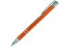 Ручка шариковая, COSMO, металл, оранжевый/серебро артикул SJ/OR