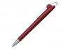 Ручка шариковая, пластик, красный/серебро, АУРА артикул 201019-B/RD