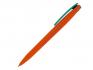 Ручка шариковая, пластик, софт тач, оранжевый/зеленый, Z-PEN Color Mix артикул 201020-BR/OR-GR