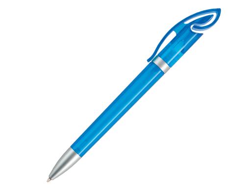 Ручка шариковая, пластик, голубой, прозрачный Cobra артикул CTS-1021