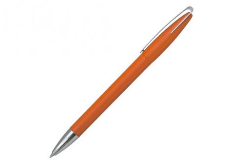 Ручка шариковая, пластик, металл, оранжевый/серебро артикул 9122/OR