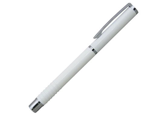 Ручка роллер, металл, белый/серебро, Fusion артикул 60242UG