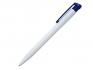 Ручка шариковая, пластик, белый/синий артикул DGR505WT/BU