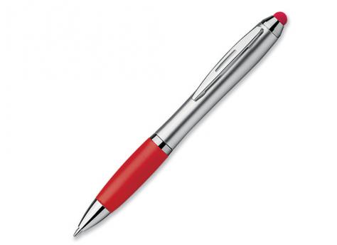 Ручка шариковая, пластик, красный/серебро Arnie артикул 12526-TC