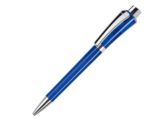 Ручка шариковая, пластик, синий, прозрачный Optimus артикул OPMT-1020