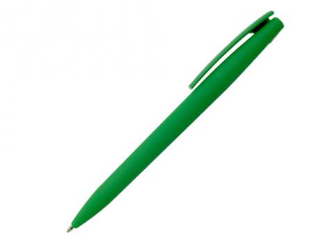 Ручка шариковая, пластик, софт тач, зеленый/зеленый, Z-PEN артикул 201020-BR/GR-348-GR-348